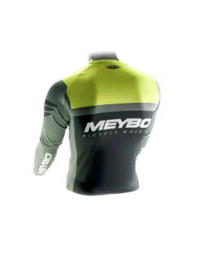 Meybo WLM Pro One Slimfit Race jersey Black/Grey/Hi-Vis